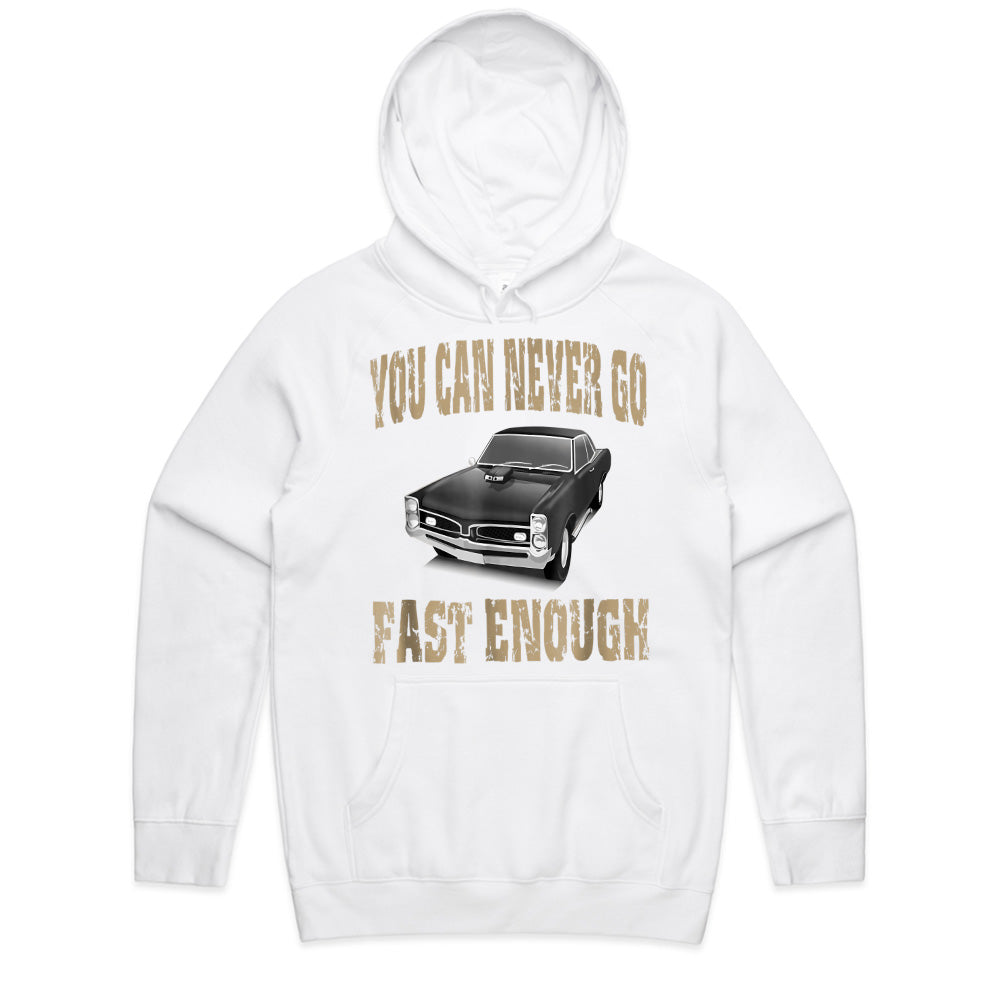 You Can Never Go Fast Enough – Classic Muscle Car Racing T-Shirt