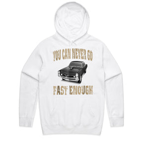 You Can Never Go Fast Enough – Classic Muscle Car Racing T-Shirt