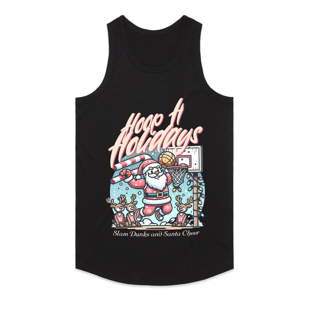 Hoop A Holidays Basketball Santa Tee – Fun Christmas Sports Shirt