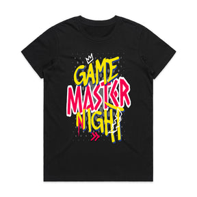 "Game Master Night" T-Shirt – Bold Gamer Graffiti Style
