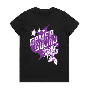 "Gamer Squad UK T-Shirt – Retro Sci-Fi Gaming Tee for True Gamers"