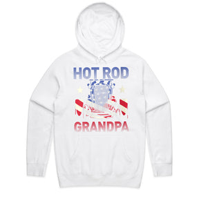 🇺🇸 Hot Rod Grandpa Patriotic Sweatshirt – Classic Car Enthusiast Gift