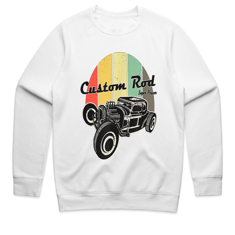 "Custom Rod T-Shirt | Vintage Hot Rod Design with Super Power Vibes