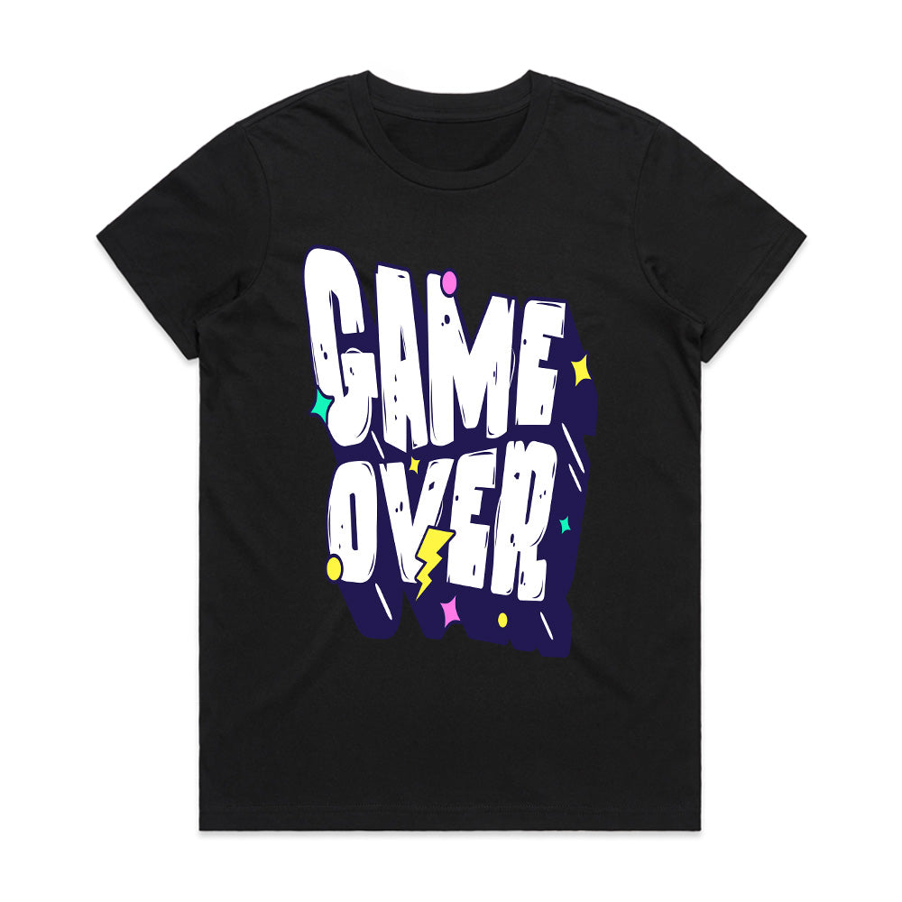 "Game Over" Bold Retro Gamer T-Shirt