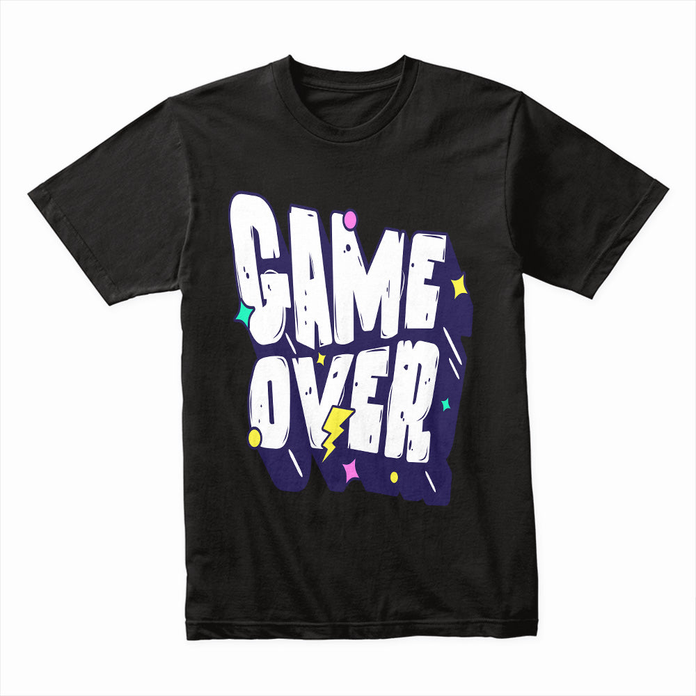 "Game Over" Bold Retro Gamer T-Shirt