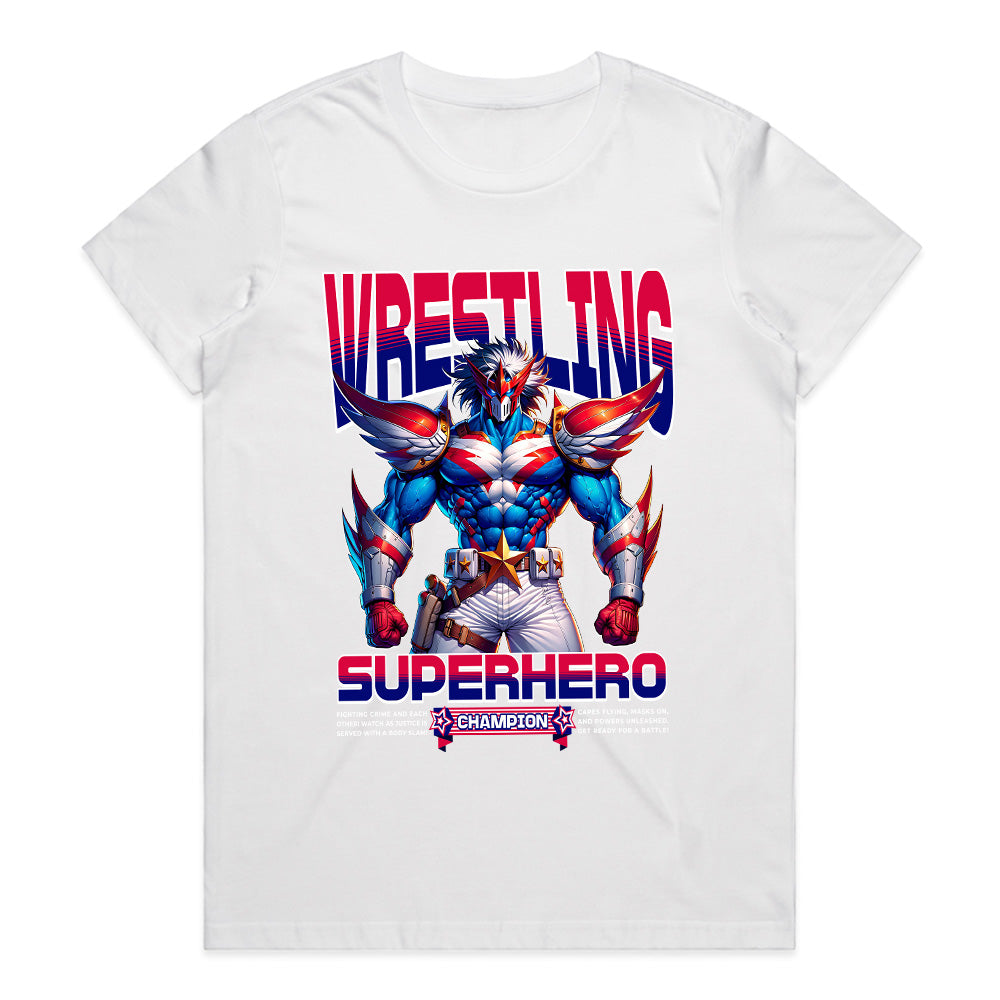 Wrestling Superhero Champion T-Shirt – Ultimate Battle Warrior