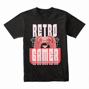 "Retro Gamer" Vintage Controller T-Shirt – Classic Gaming Nostalgia