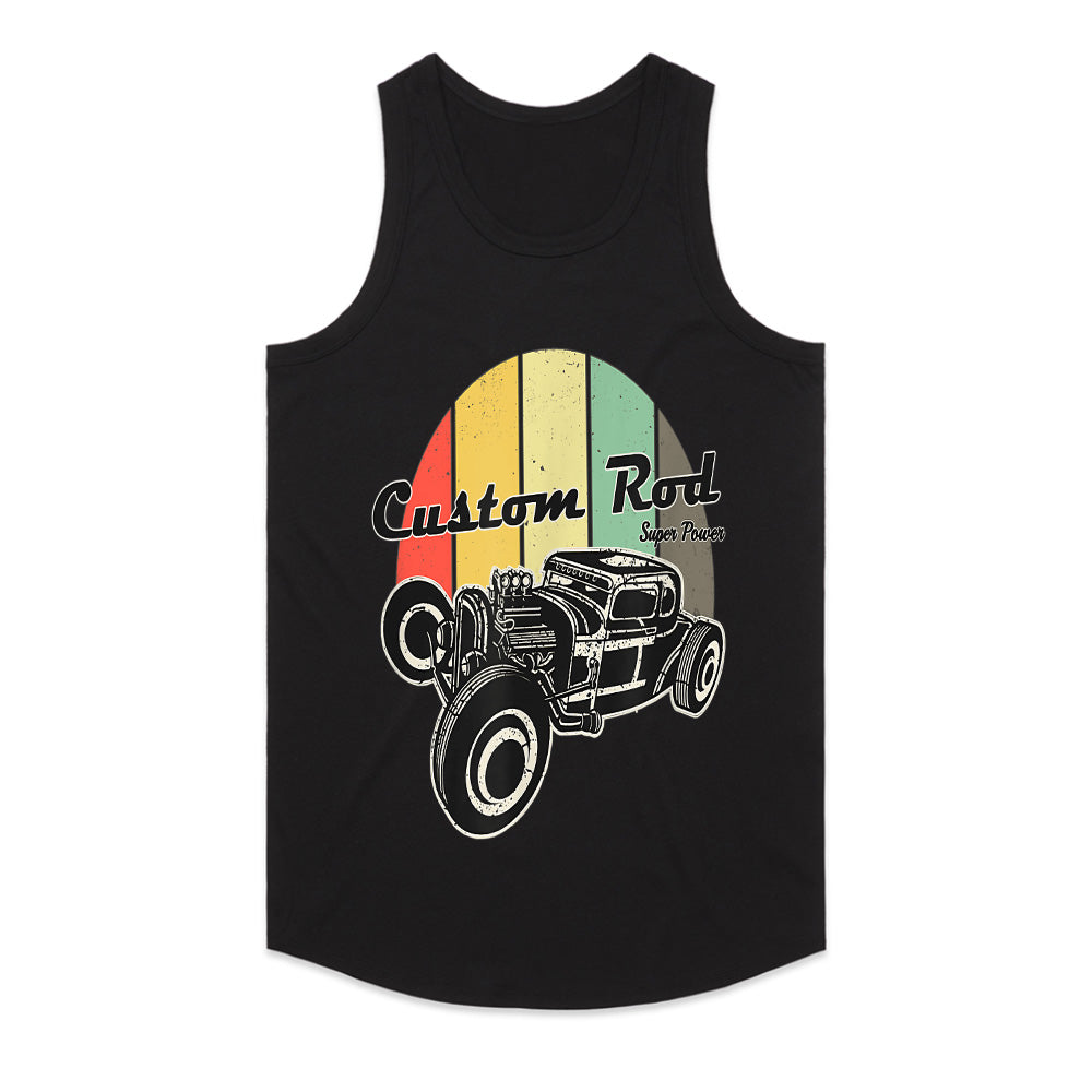 "Custom Rod T-Shirt | Vintage Hot Rod Design with Super Power Vibes