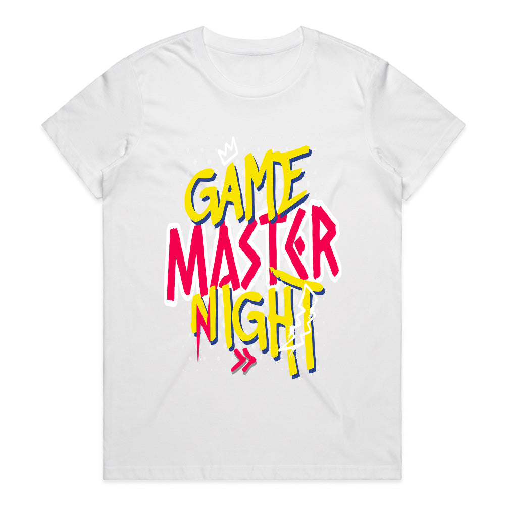 "Game Master Night" T-Shirt – Bold Gamer Graffiti Style