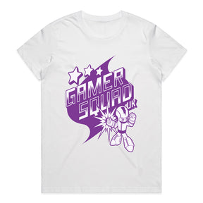 "Gamer Squad UK T-Shirt – Retro Sci-Fi Gaming Tee for True Gamers"