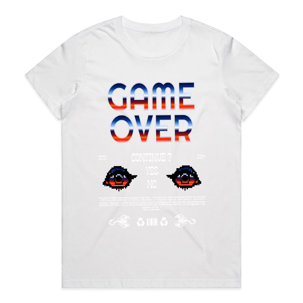 "Game Over – Retro Arcade Continue Screen Gaming T-Shirt"