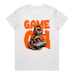 "Game On" Bearded Dragon Gamer T-Shirt - Level Up Your Passion
