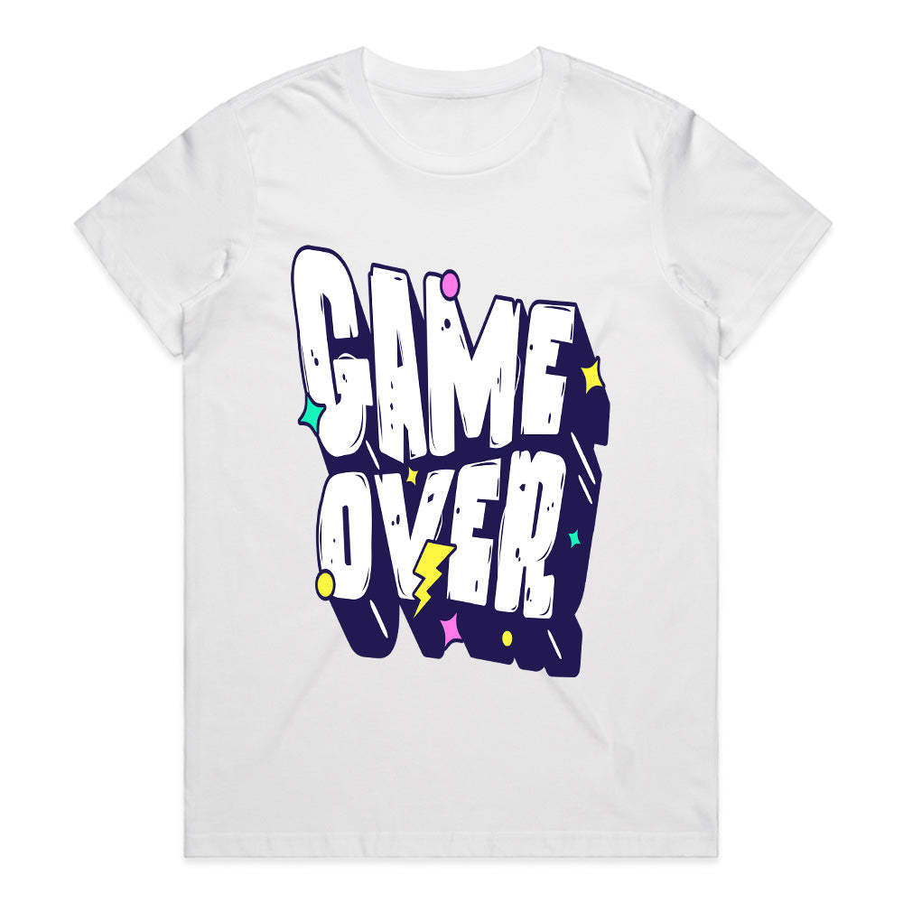 "Game Over" Bold Retro Gamer T-Shirt