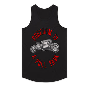 Hot Rod "Freedom is a Full Tank" Vintage Custom Engine T-Shirt