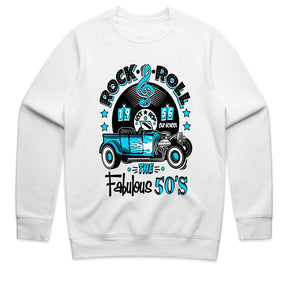 Rock & Roll Fabulous 50s T-Shirt – 1956 Sock Hop Old School Hot Rod Tee