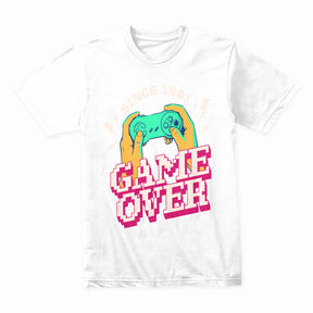 "Game Over Since 1991" Retro Gaming T-Shirt - Vintage Gamer Aesthetic