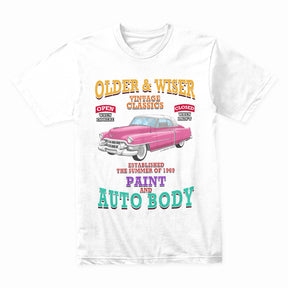 Older & Wiser Vintage Classics Auto Body T-Shirt – Retro Car Lover Tee!