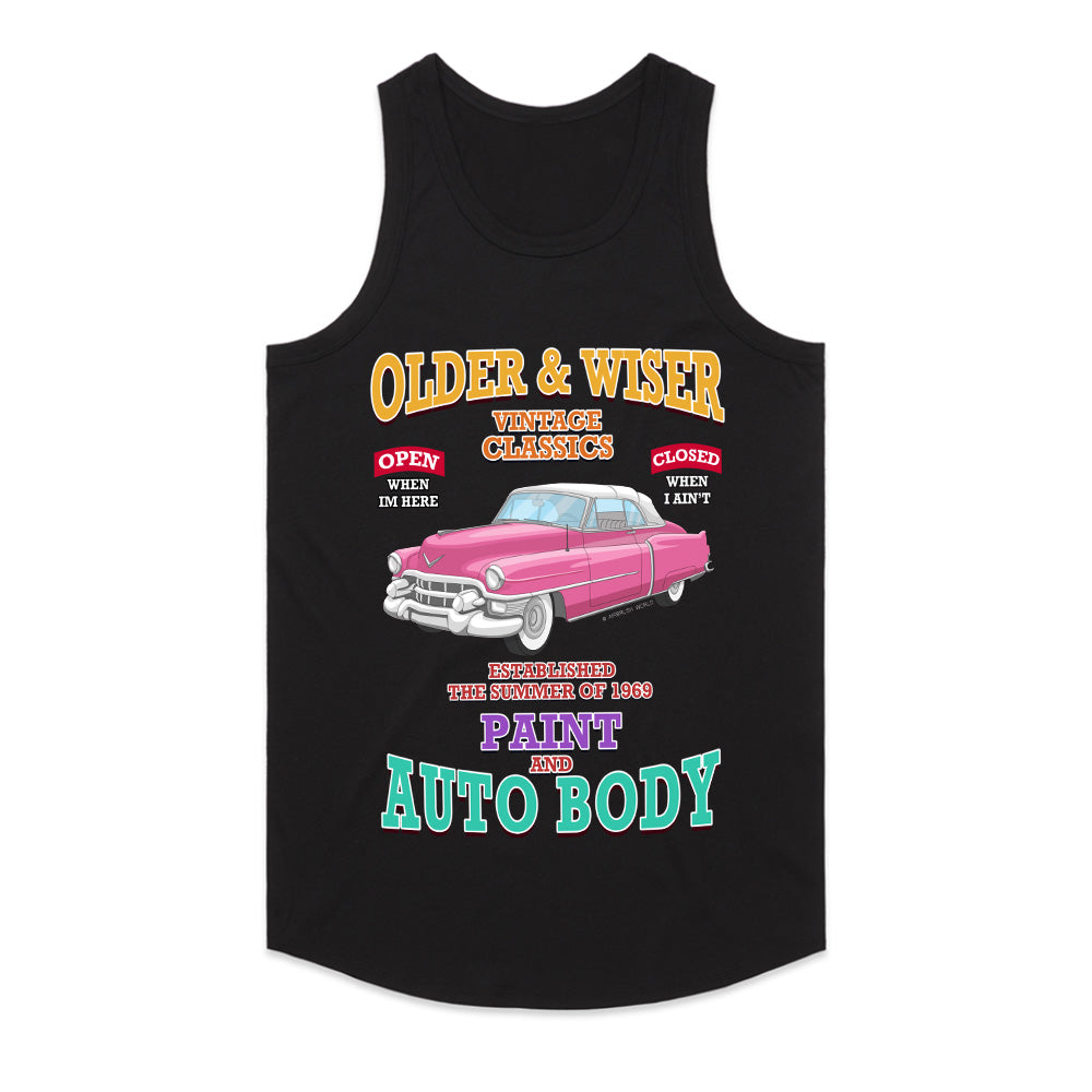 Older & Wiser Vintage Classics Auto Body T-Shirt – Retro Car Lover Tee!