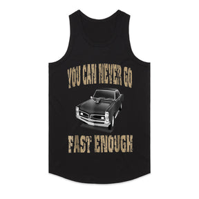 You Can Never Go Fast Enough – Classic Muscle Car Racing T-Shirt
