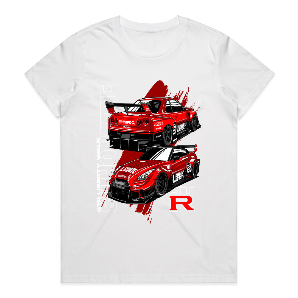 Nissan GT-R Liberty Walk – Widebody Racing Legends T-Shirt