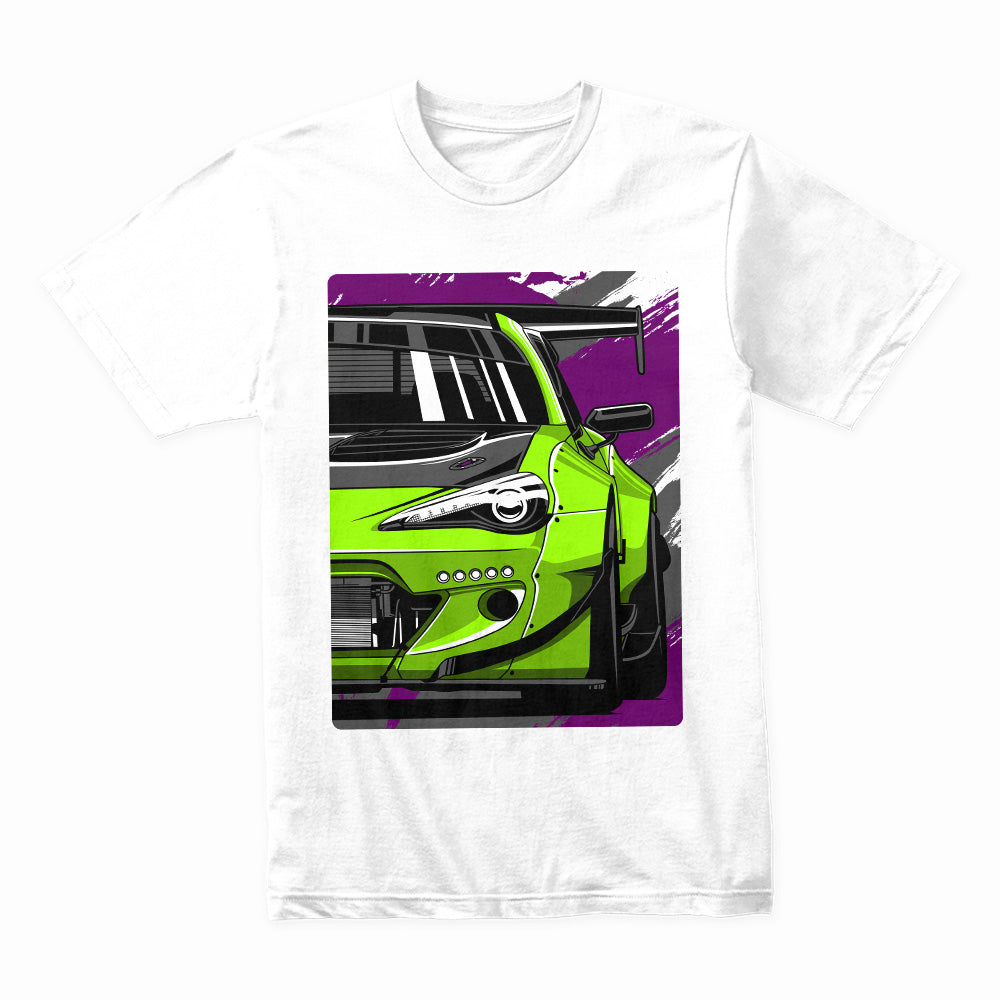 Widebody GT86 – Neon Green JDM Drift Machine T-Shirt