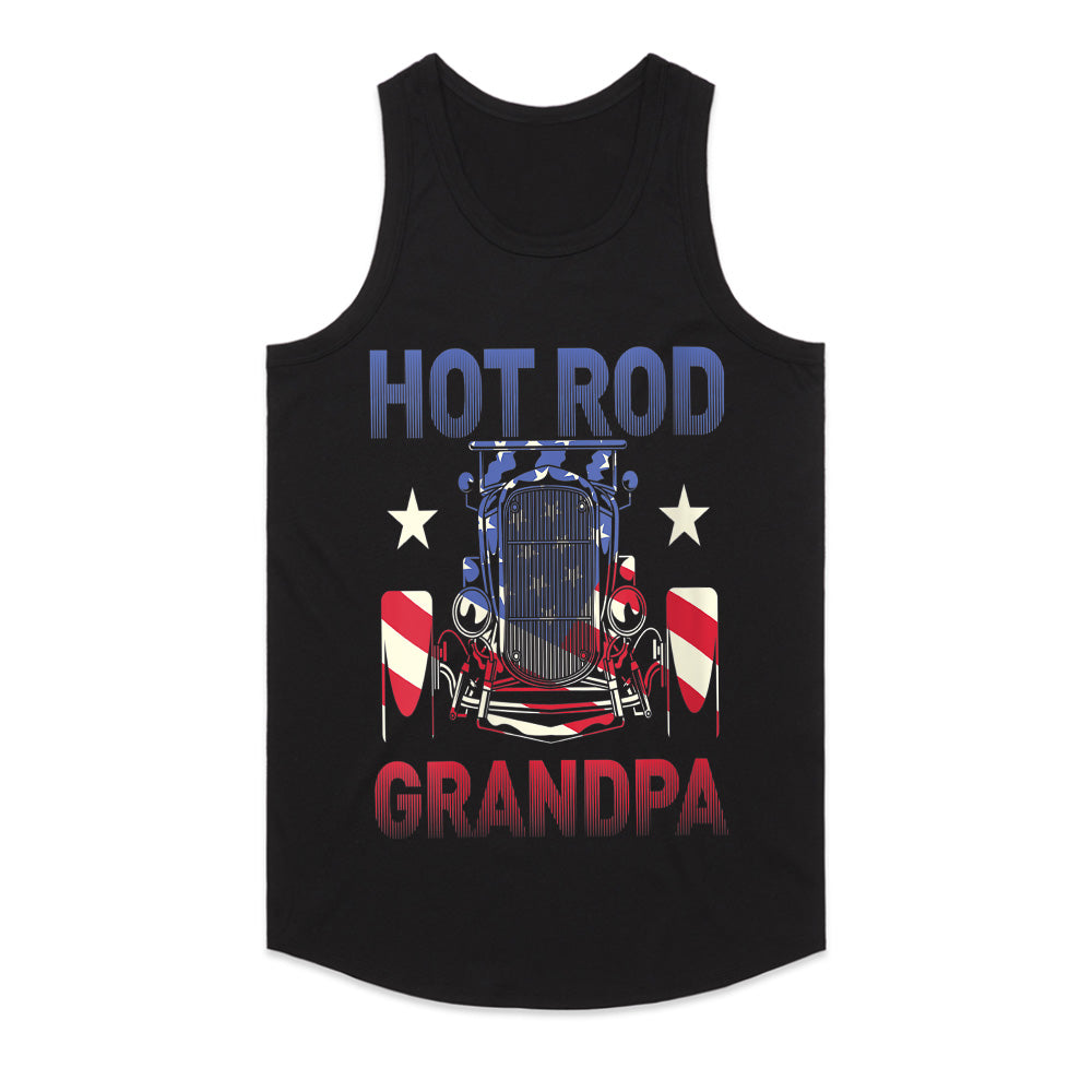 🇺🇸 Hot Rod Grandpa Patriotic Sweatshirt – Classic Car Enthusiast Gift