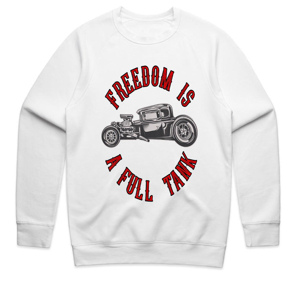 Hot Rod "Freedom is a Full Tank" Vintage Custom Engine T-Shirt