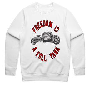 Hot Rod "Freedom is a Full Tank" Vintage Custom Engine T-Shirt