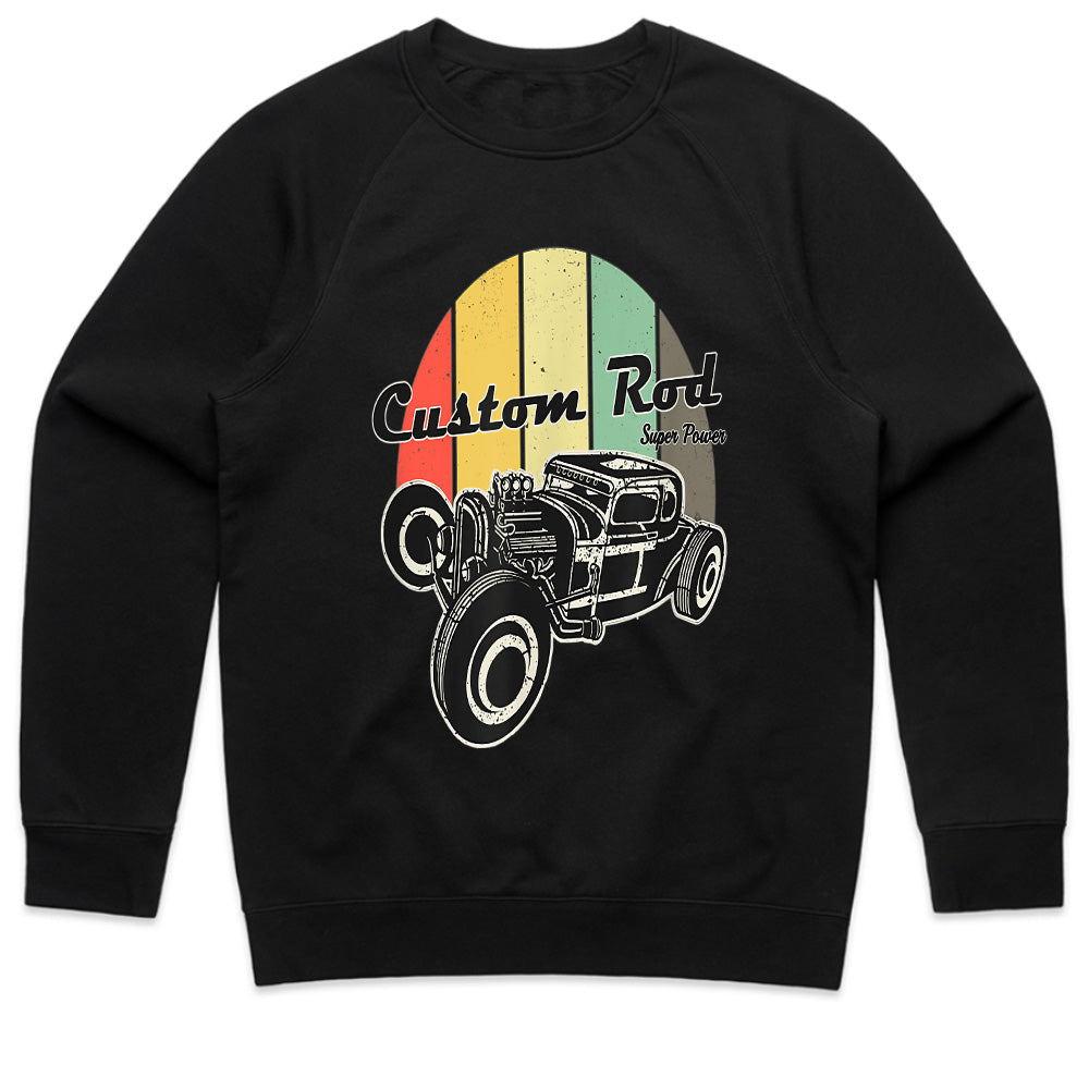 "Custom Rod T-Shirt | Vintage Hot Rod Design with Super Power Vibes
