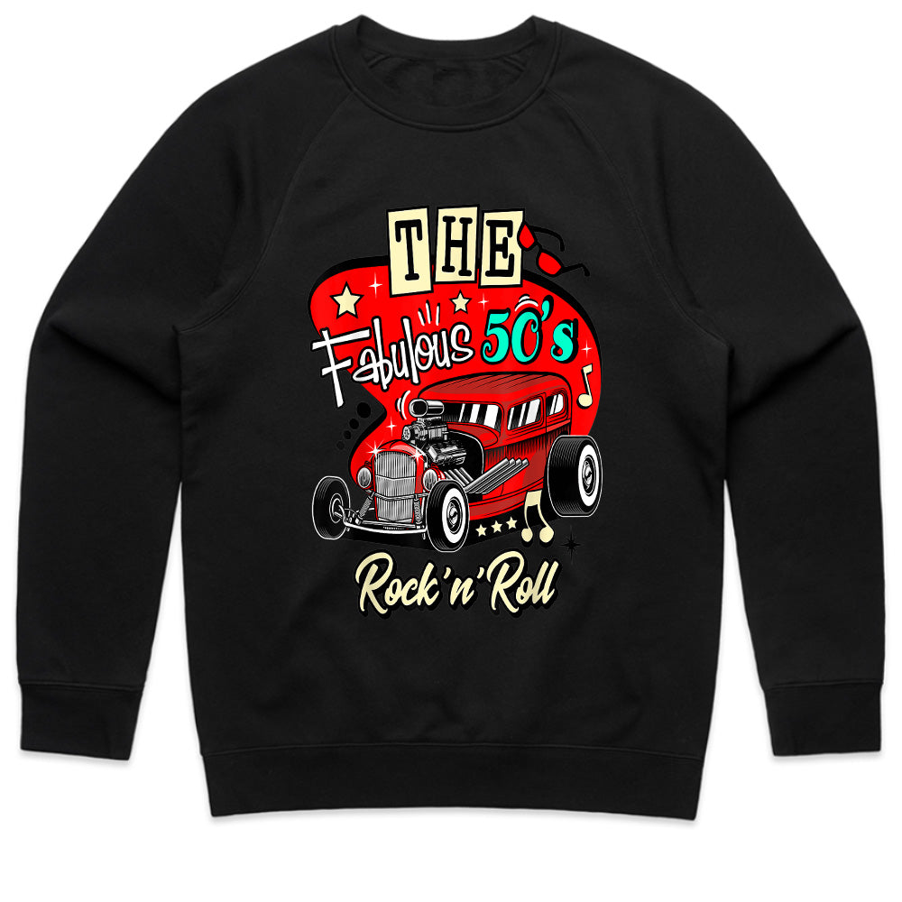 The Fabulous 50s Rock ‘n’ Roll Hot Rod T-Shirt – Vintage Sock Hop & Classic Car Tee