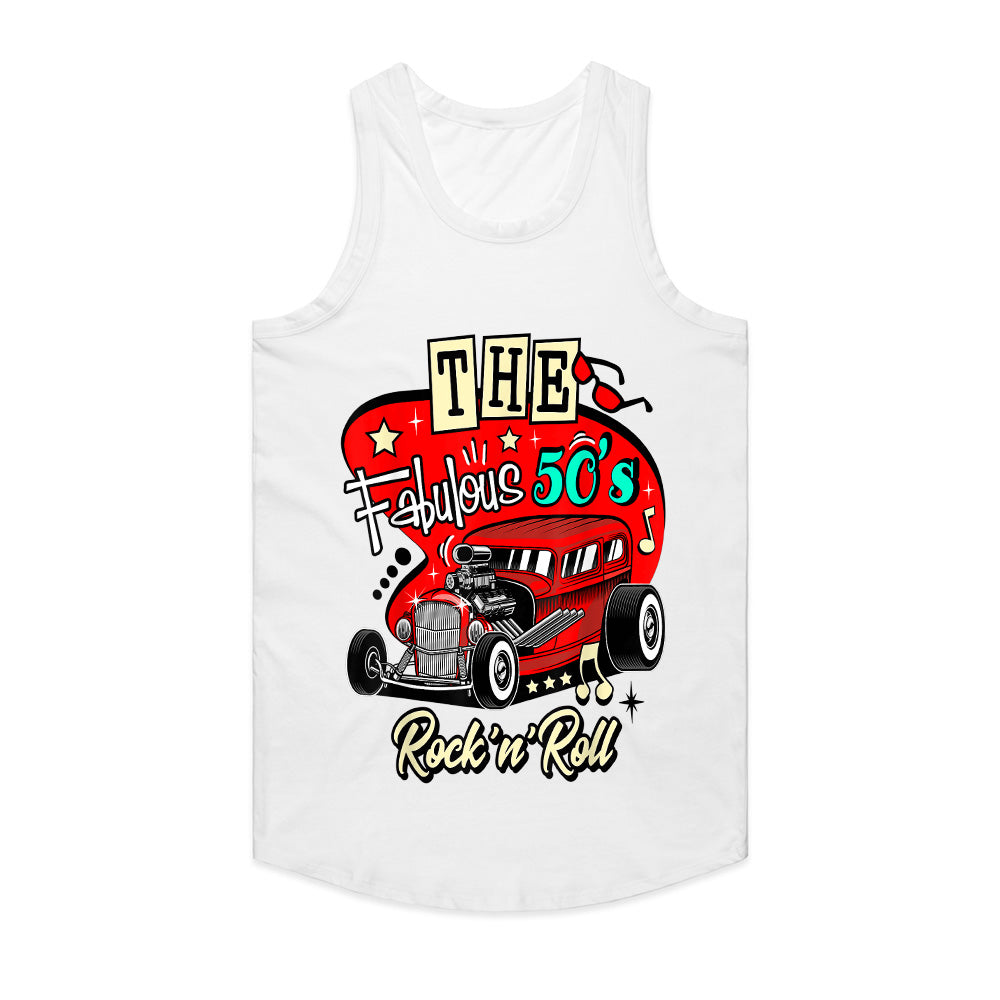The Fabulous 50s Rock ‘n’ Roll Hot Rod T-Shirt – Vintage Sock Hop & Classic Car Tee