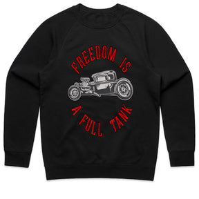 Hot Rod "Freedom is a Full Tank" Vintage Custom Engine T-Shirt