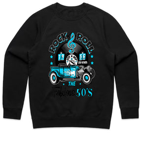 Rock & Roll 1956 Hot Rod T-Shirt – Retro 50s Sock Hop Classic Car Tee