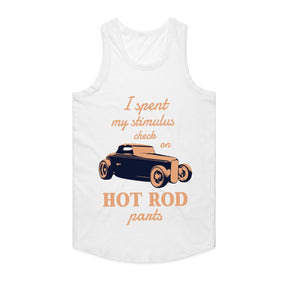 "I Spent My Stimulus Check on Hot Rod Parts" T-Shirt – Funny Classic Car Enthusiast Tee