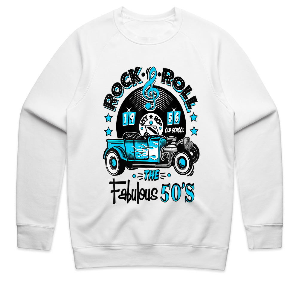 Rock & Roll 1956 Hot Rod T-Shirt – Retro 50s Sock Hop Classic Car Tee