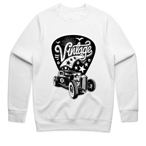 Vintage Hot Rod Sweatshirt – Classic 50s Rockabilly Car Crewneck