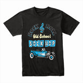 Rock & Roll Sock Hop 50s Hot Rod T-Shirt – Vintage Classic Car Style