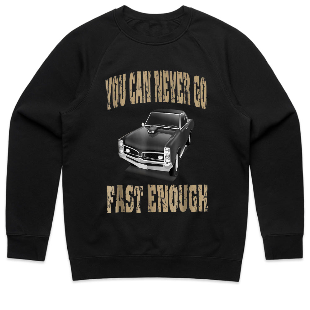 You Can Never Go Fast Enough – Classic Muscle Car Racing T-Shirt