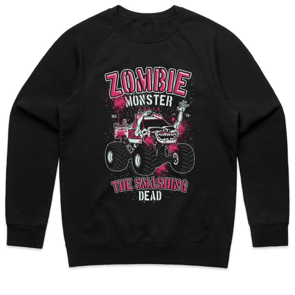Zombie Monster Truck Sweatshirt – Smash Through the Dead in Style!