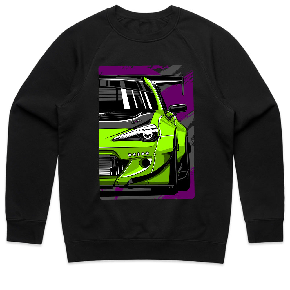 Widebody GT86 – Neon Green JDM Drift Machine T-Shirt
