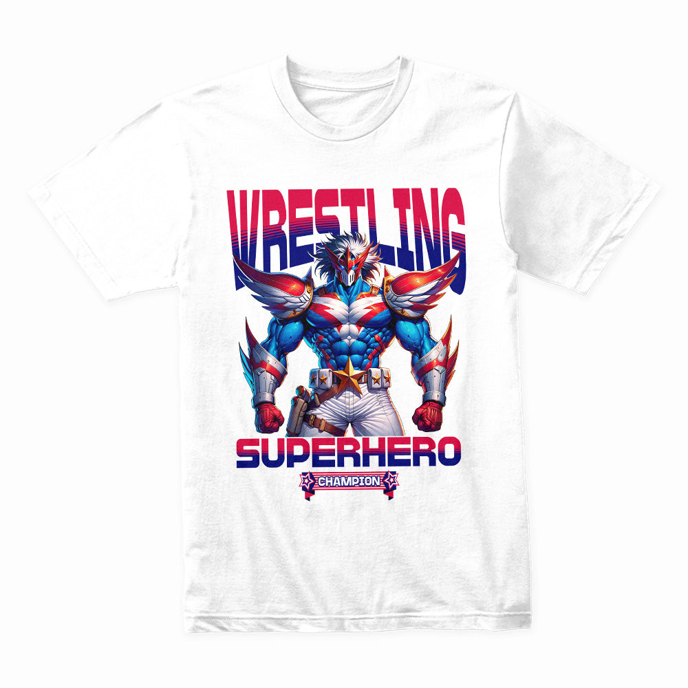 Wrestling Superhero Champion T-Shirt – Ultimate Battle Warrior