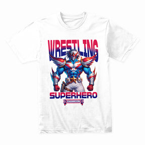 Wrestling Superhero Champion T-Shirt – Ultimate Battle Warrior