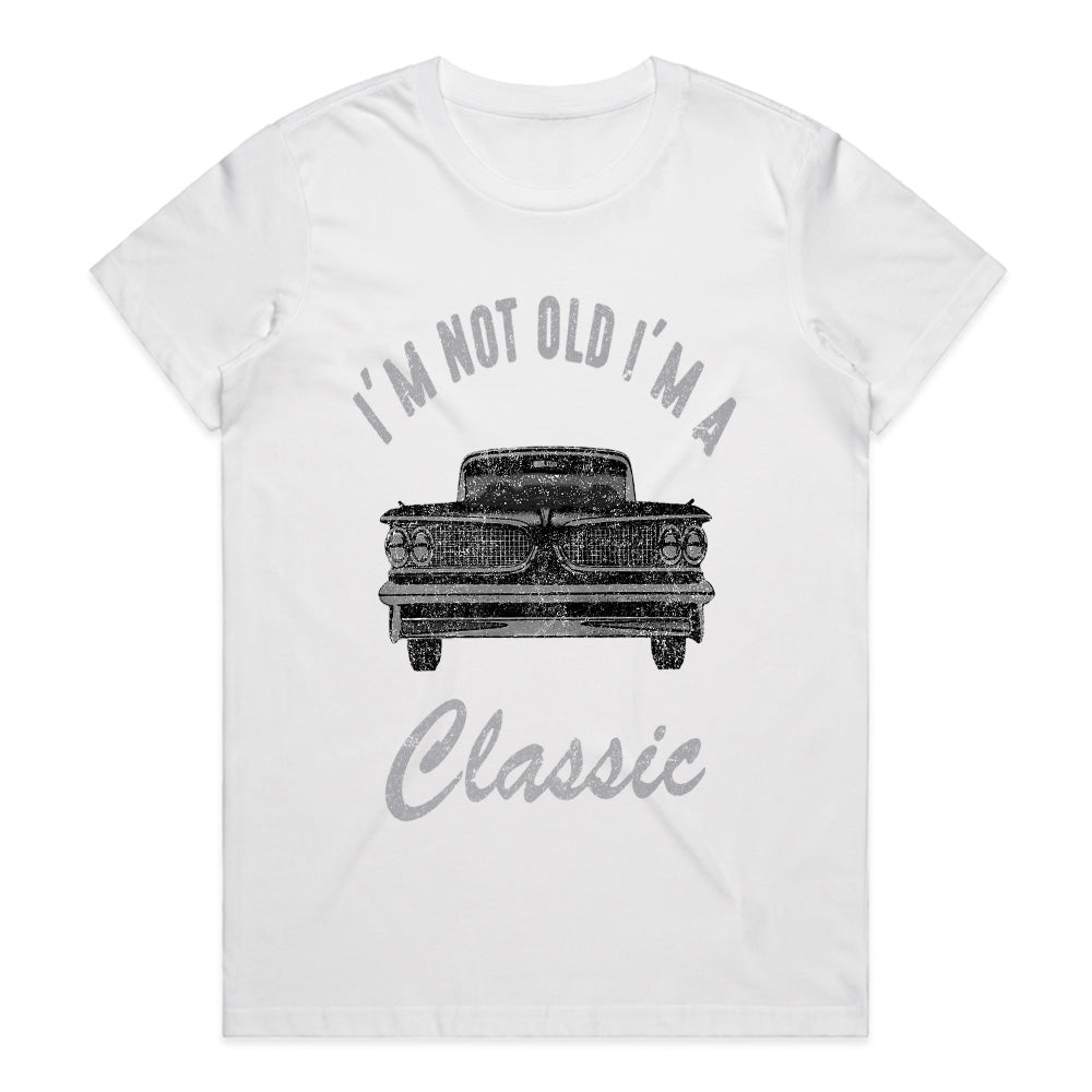 "I'm Not Old, I'm A Classic" T-Shirt – Vintage Car Enthusiast Retro Design