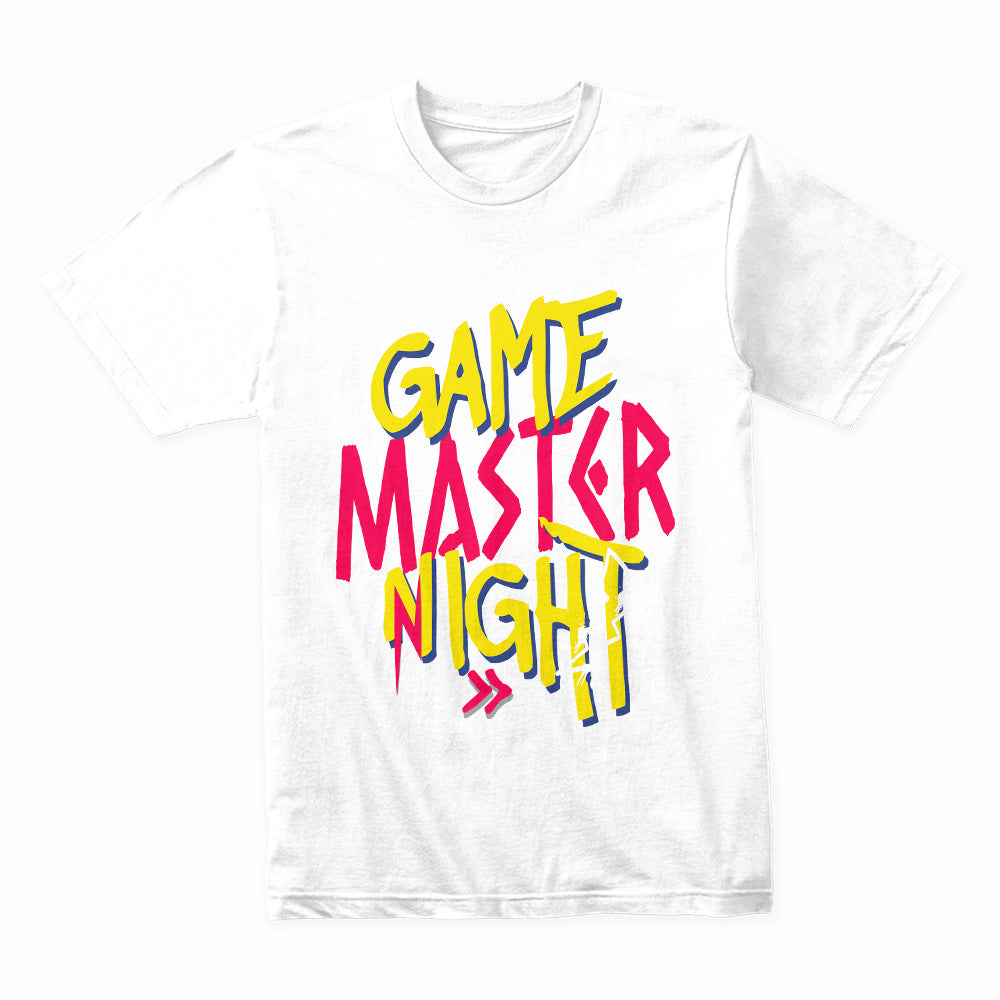"Game Master Night" T-Shirt – Bold Gamer Graffiti Style