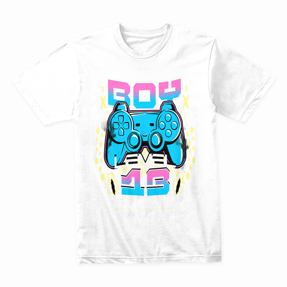 "Level 13 Unlocked Gamer T-Shirt – Cool Gaming Birthday Tee for Boys"