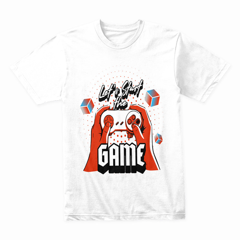 "Let’s Start the Game – Retro Gaming Controller T-Shirt for Gamers"