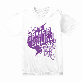 "Gamer Squad UK T-Shirt – Retro Sci-Fi Gaming Tee for True Gamers"