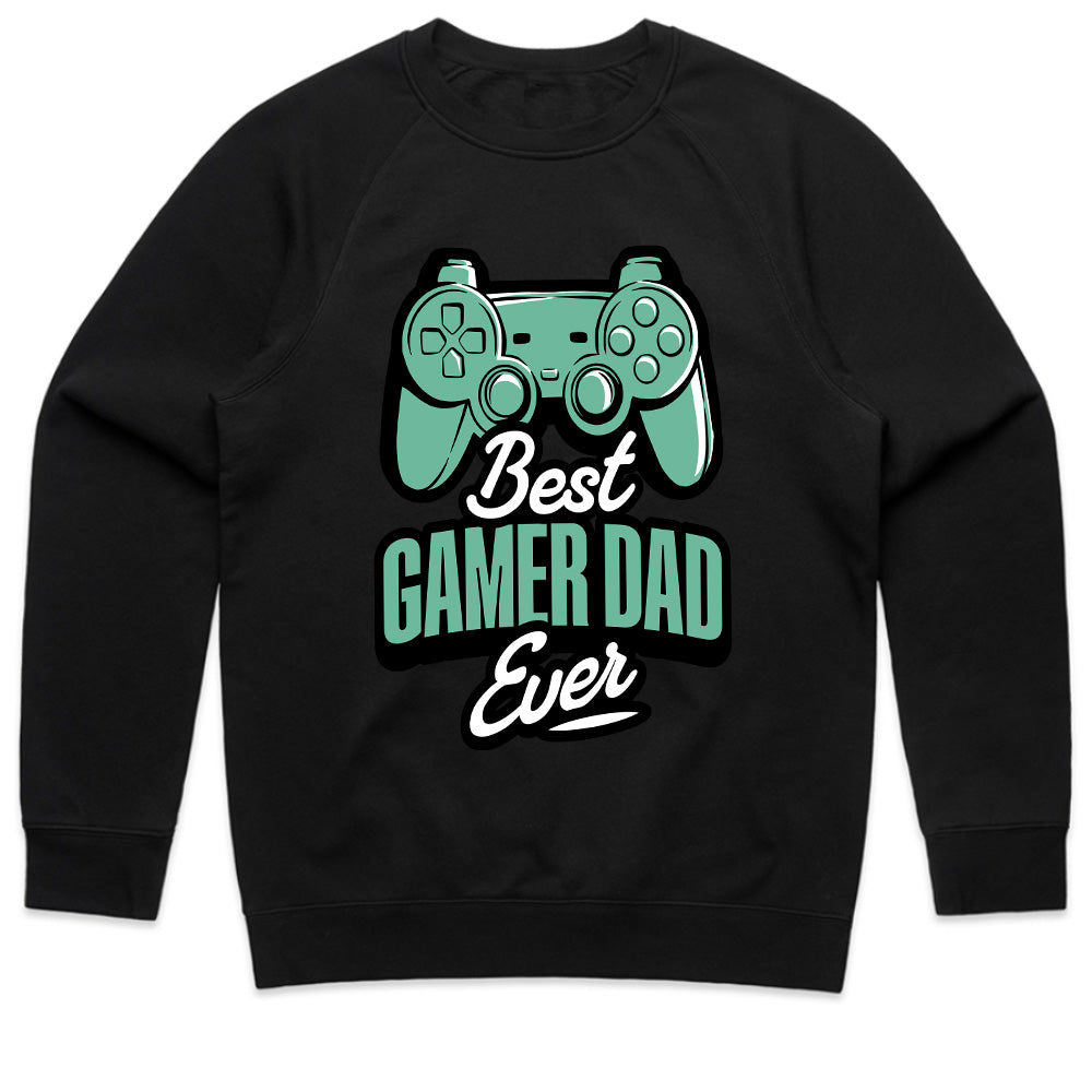 "Best Gamer Dad Ever – Cool Gaming Controller Graphic T-Shirt"