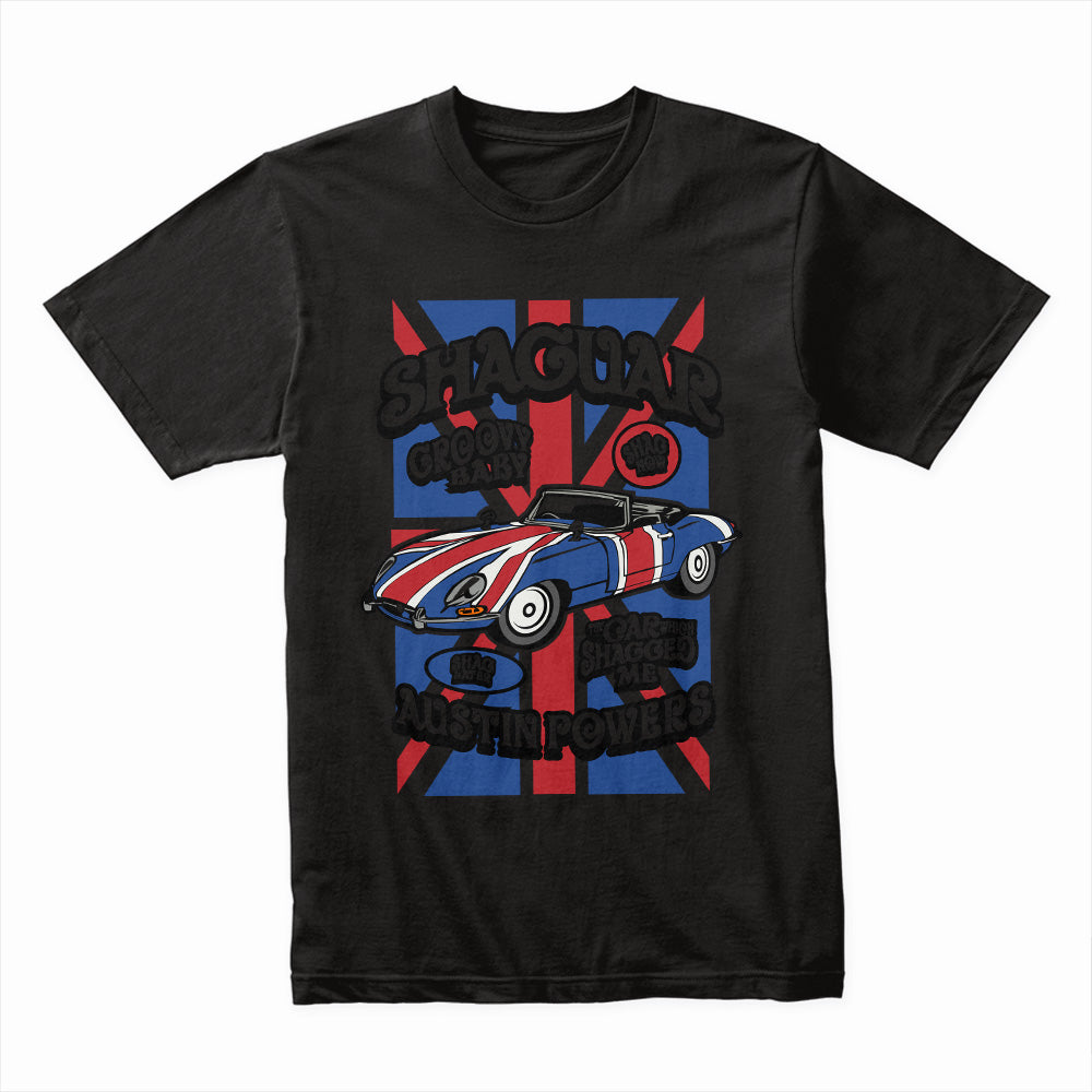 🇬🇧 Shaguar T-Shirt – Groovy British Sports Car Design