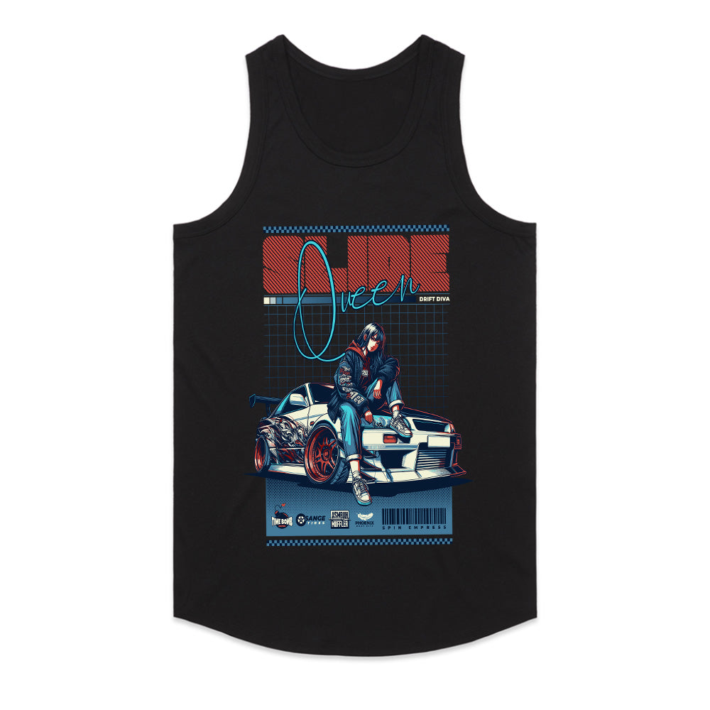 "Slide Queen" JDM Drift Diva T-Shirt – Street Racing & Style